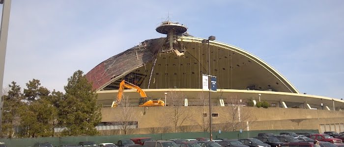 Pittsburgh Civic Arena: a discarded, legacy facility being demolished
