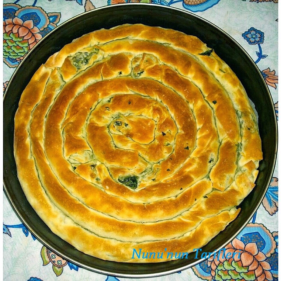 Nunu�nun Tarifleri Ispanaklı, peynirli börek