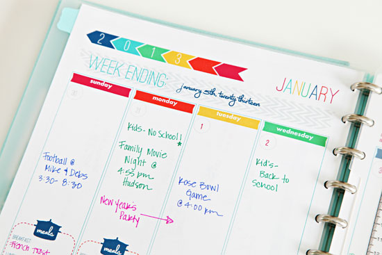 daily planners and organizers