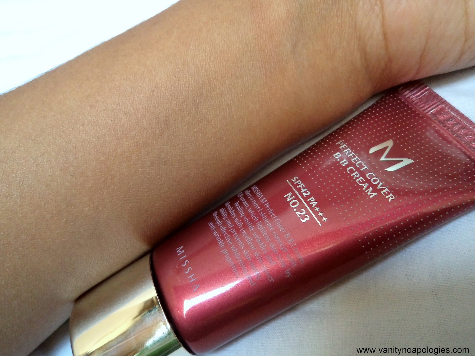 MISSHA M Perfect Cover BB Cream Review, Swatches
