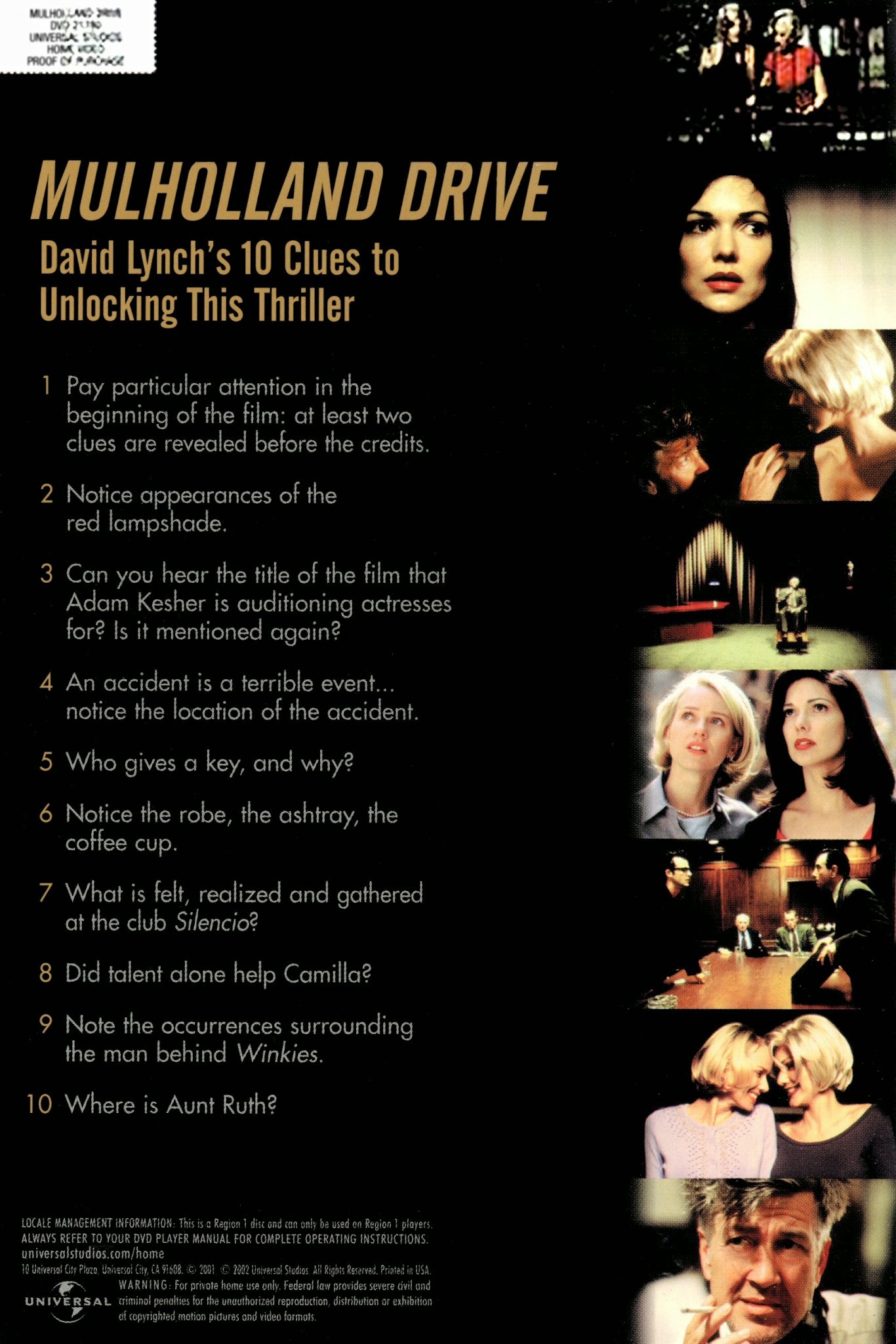 So It Played Well Theatrically And Eventually In 2002 Universal Gave Us The Slightly Controversial Dvd Thanks To Lynchs Eccentricity And Probably A So It Played Well Theatrically And Eventually In 2002 Universal Gave Us The Slightly Controversial Dvd Thanks To Lynchs Eccentricity And Probably A