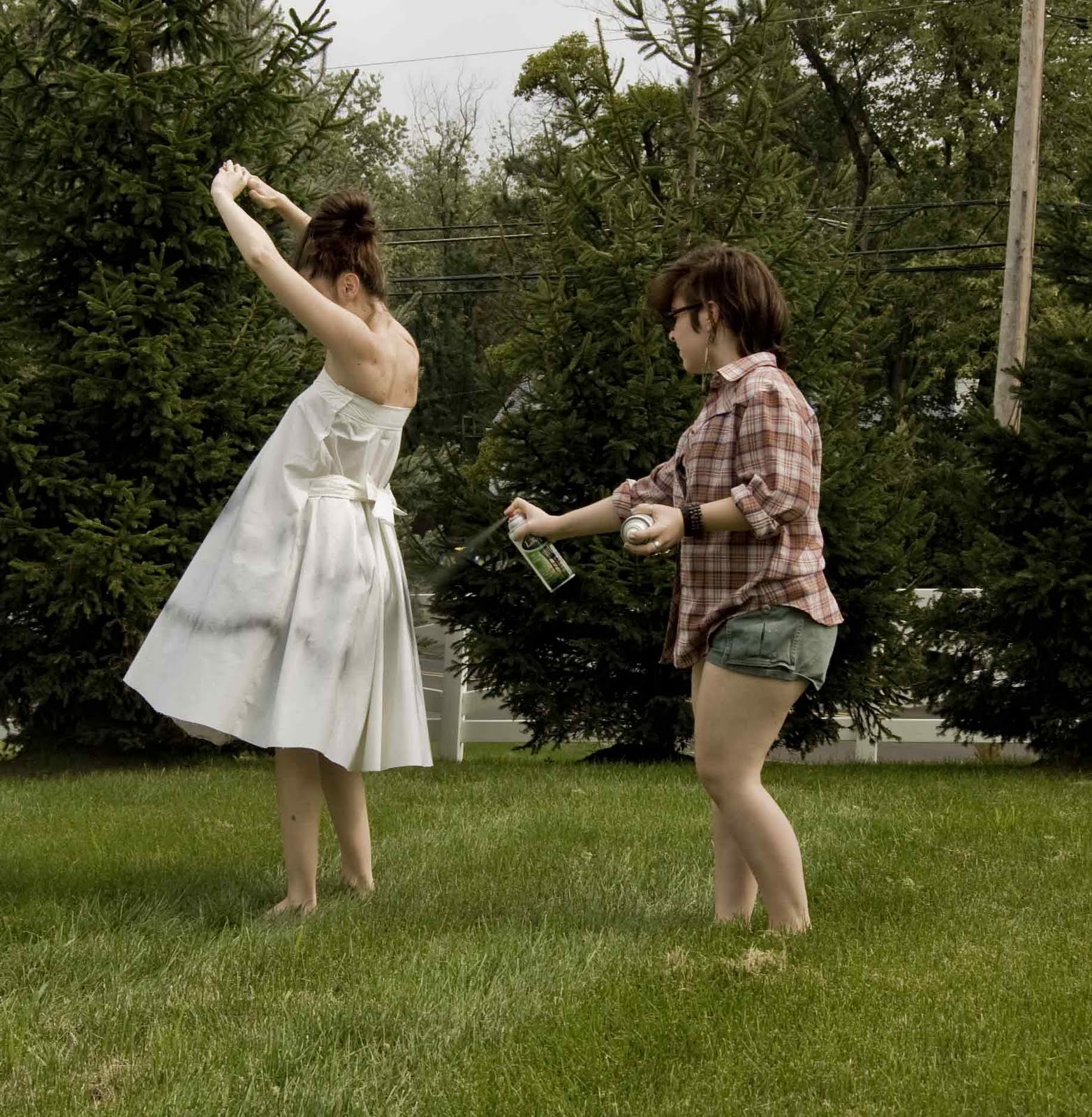 LULUSHION Alexander McQueen Spray Paint Dress vs My Dress