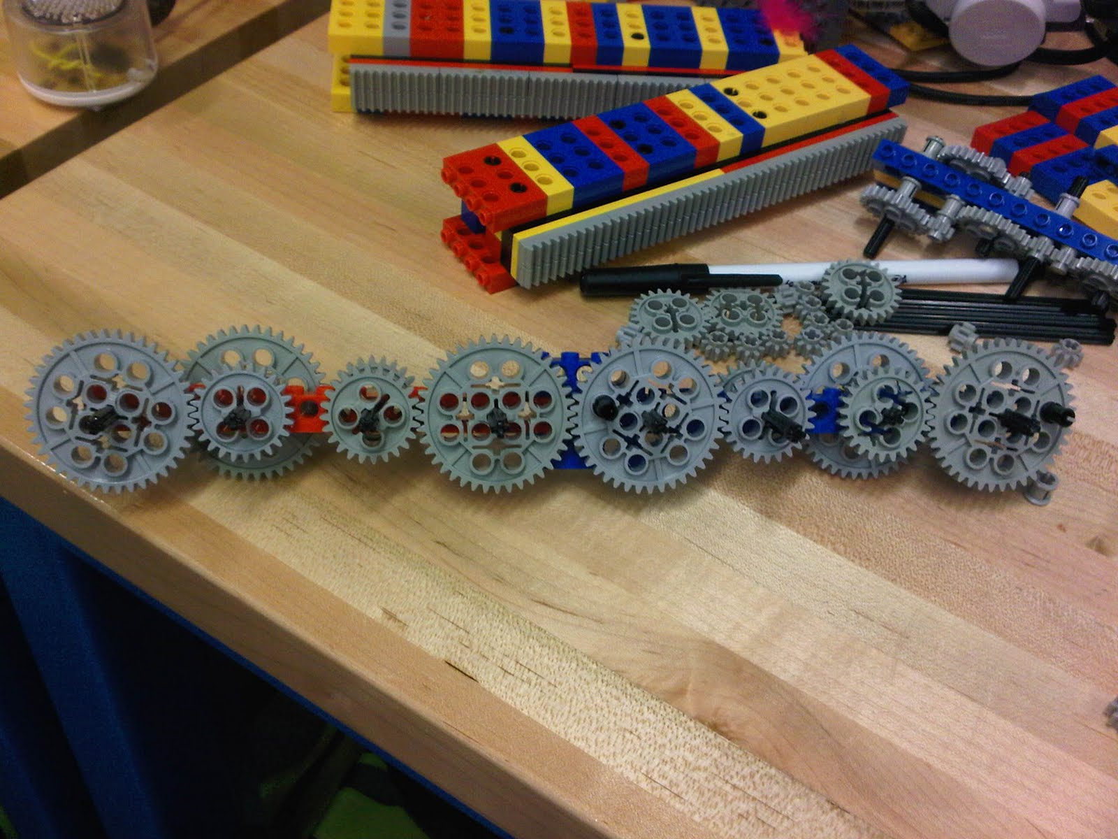 lego gear train