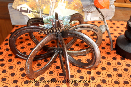 Horse shoe pumpkin