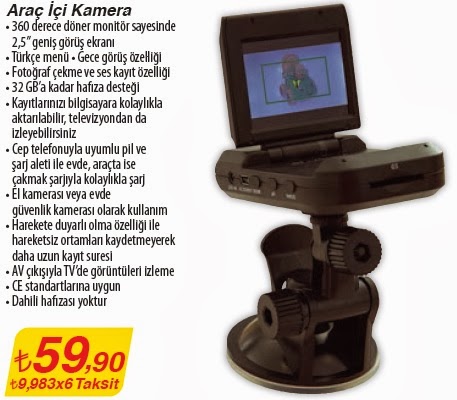 sok 29 ocak 2014 arac ici kamera kampanyasi aktuel urunler katalogu bim a101 sok aktuel