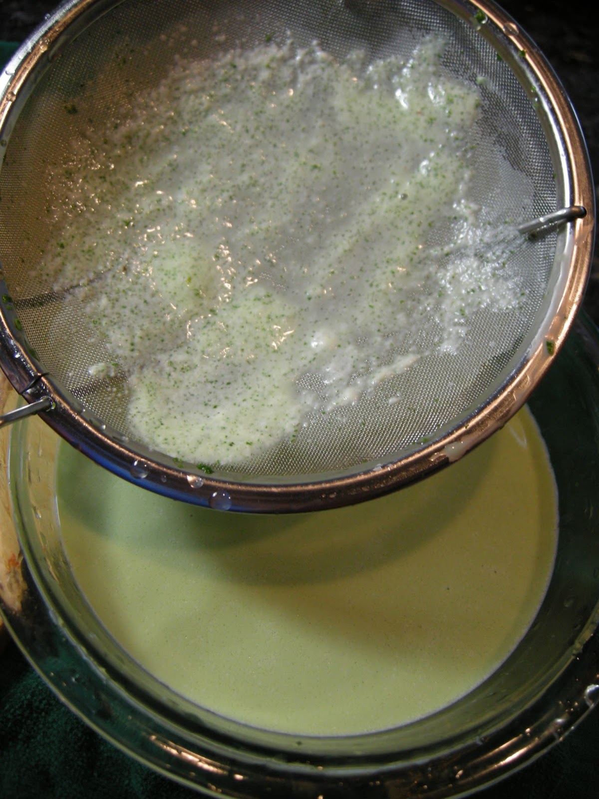 Kitchens Are Monkey Business Rosie Makes A Basil Espuma.