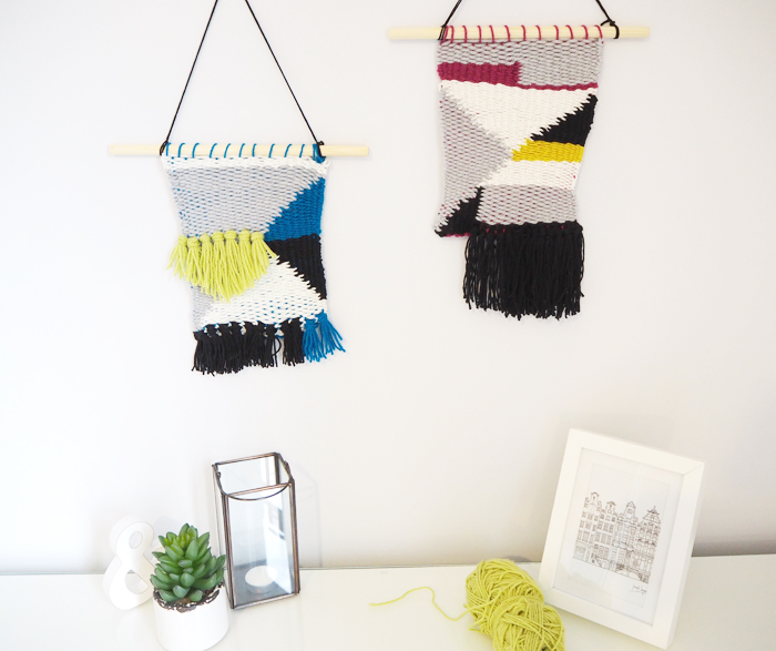 DIY How to Woven Wallhanging Tutorial Made Up Style