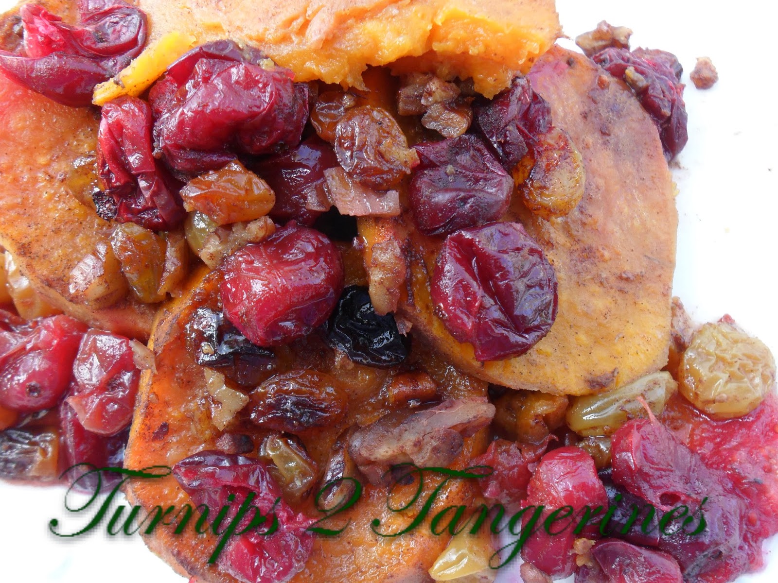 Turnips 2 Tangerines Cranberry and Sweet Potato Casserole