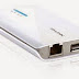 Router inalámbrico N portátil 3G / 3.75G alimentado por baterías TL-MR3040