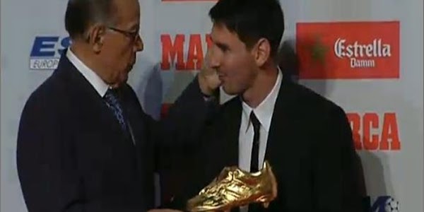 Messi gana su segunda bota de oro Messi gana su segunda bota de oro