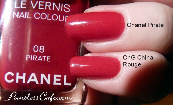Pointless Cafe: Chanel Pirate Take Two - Comparisons