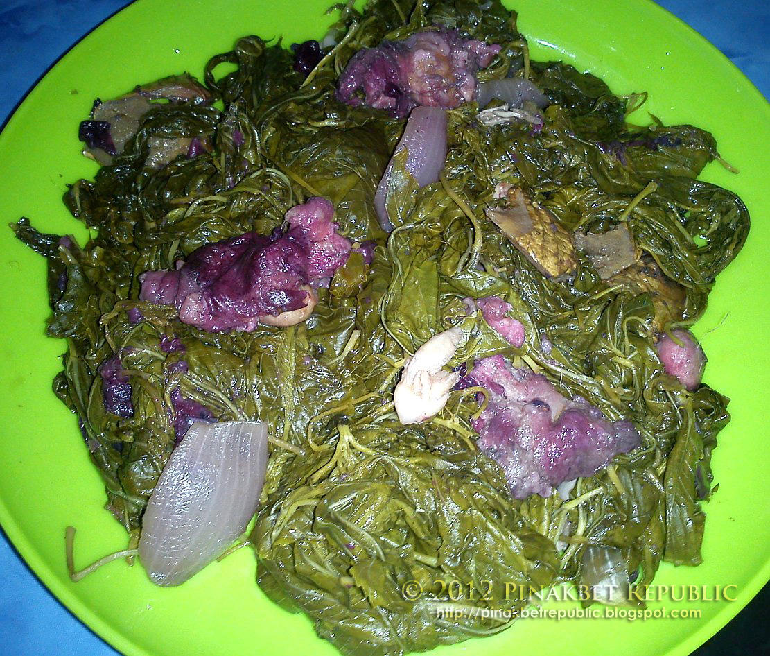 saluyot a napakbet iti lubeg, lubegsoured saluyot stew PINAKBET REPUBLIC