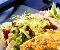 Chopped Frisee and Radicchio Salad