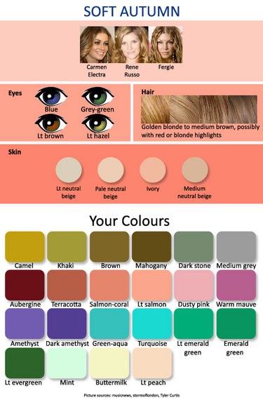 expressing your truth blog: 12 Seasonal Palettes: 3 Autumns