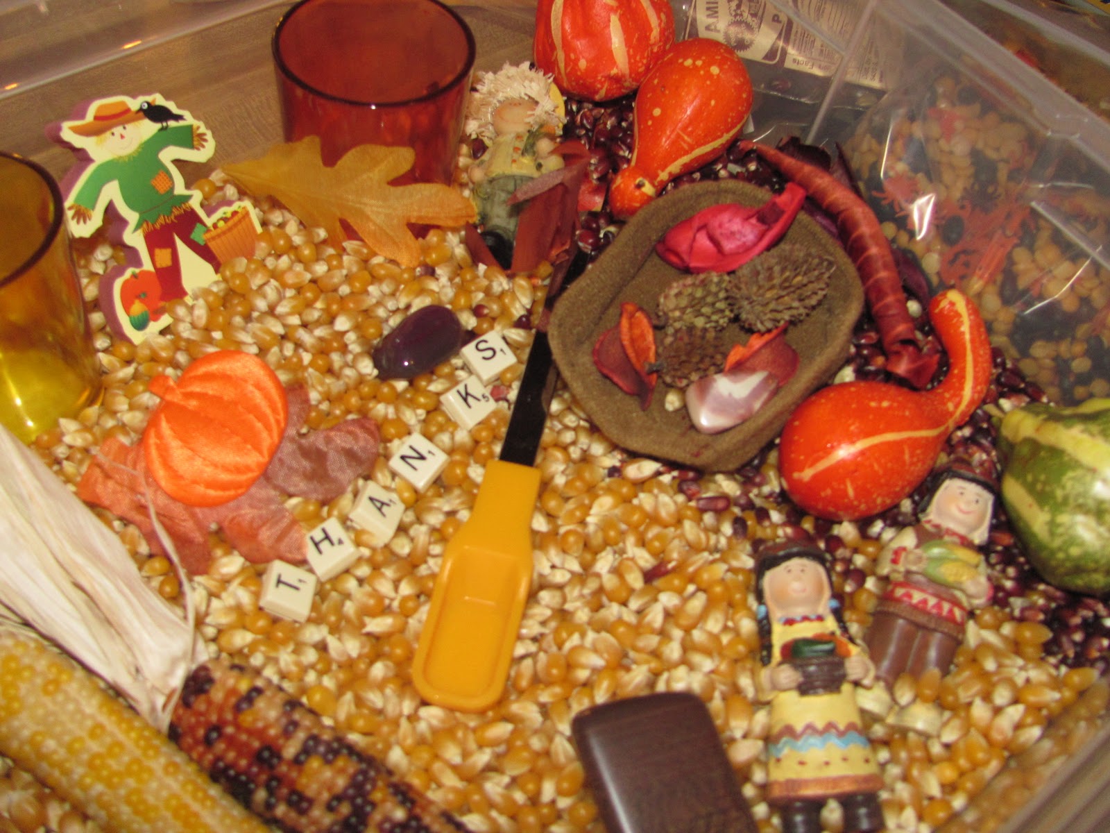 Life In The Unknown Thanksgiving Sensory Bin