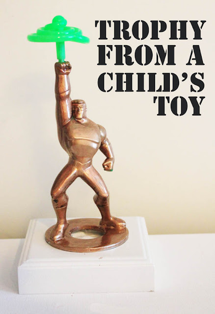 Make a trophy from a child’s toy with 30 Minute Crafts.