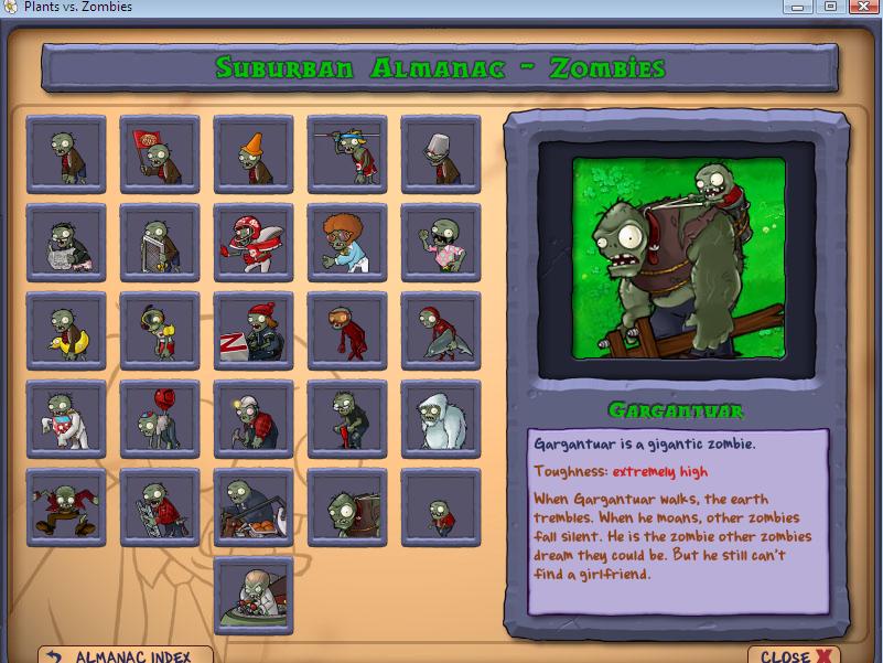 Addicting Games Today Plants vs Zombies Types of Zombies