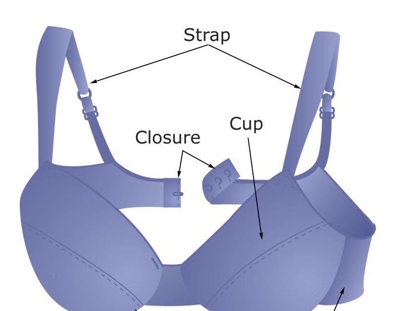 Crystalline the construction of a bra