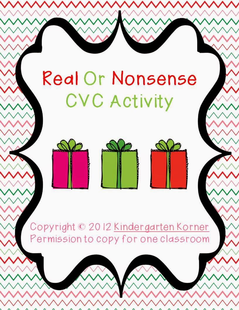 http://www.teacherspayteachers.com/Product/Real-or-Nonsense-Sort-Christmas-themed-447371