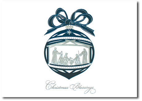 Pine ornaments religious christmas cards Occasions to Blog: Religious Christmas Cards from Occasions In Print