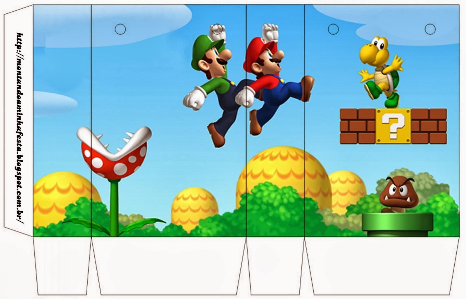 Cajas de Super Mario Bros para Imprimir Gratis. - Ideas y material gratis  para fiestas y celebraciones Oh My Fiesta!