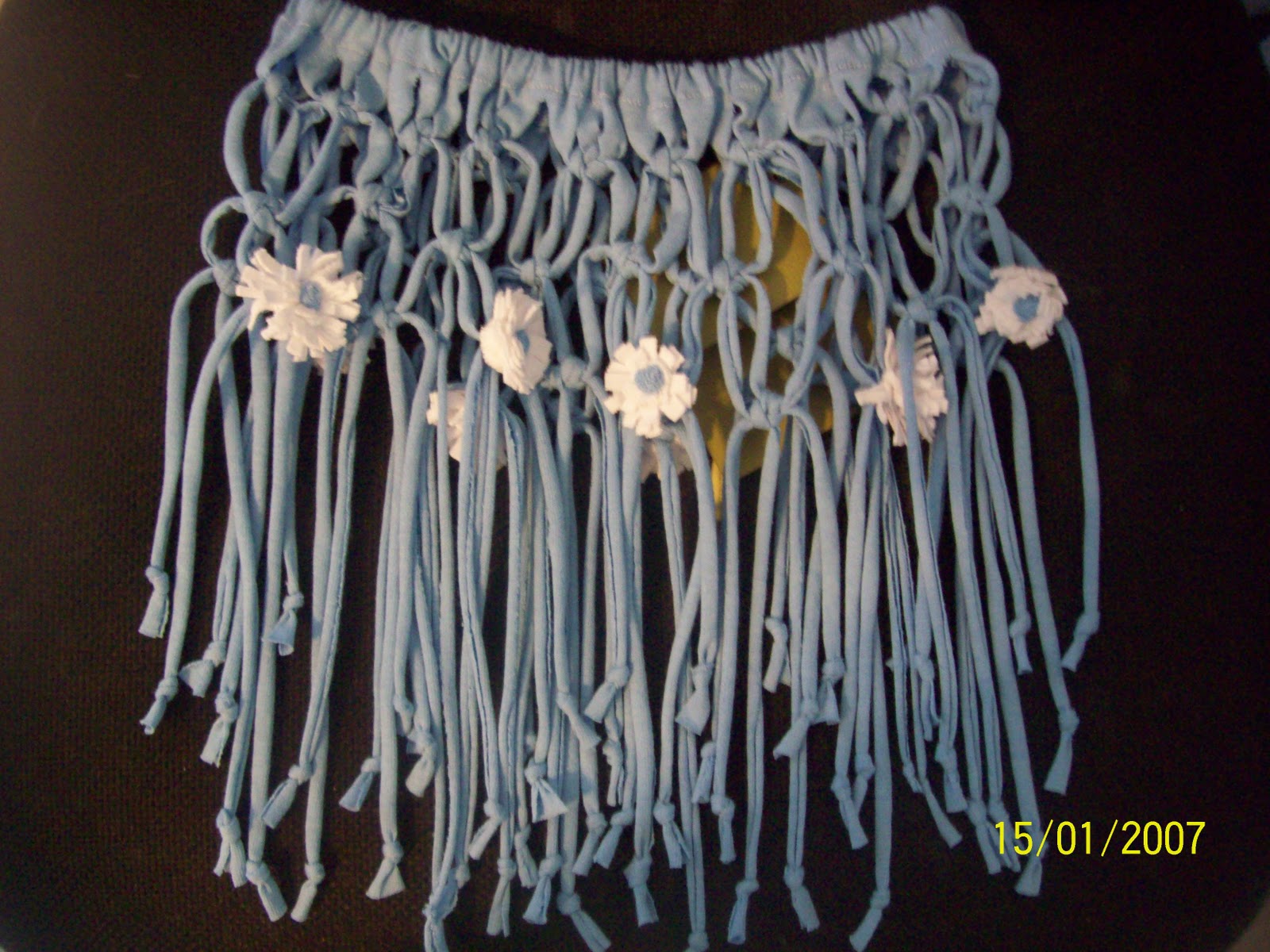 Miss Bertie Gone Green Macramé Skirt Overlay/Bathing Suit CoverUp