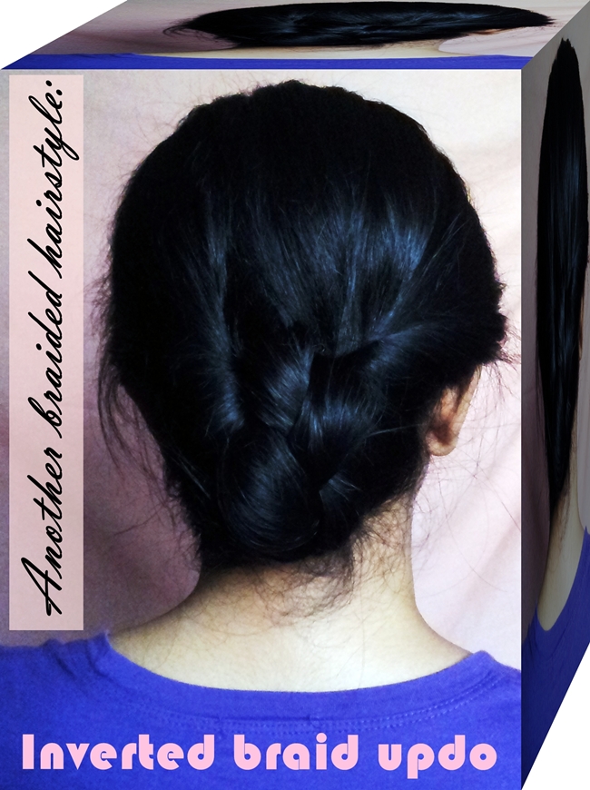 Another Braided Hairstyle Inverted Braid Updo Miss Princess Diaries