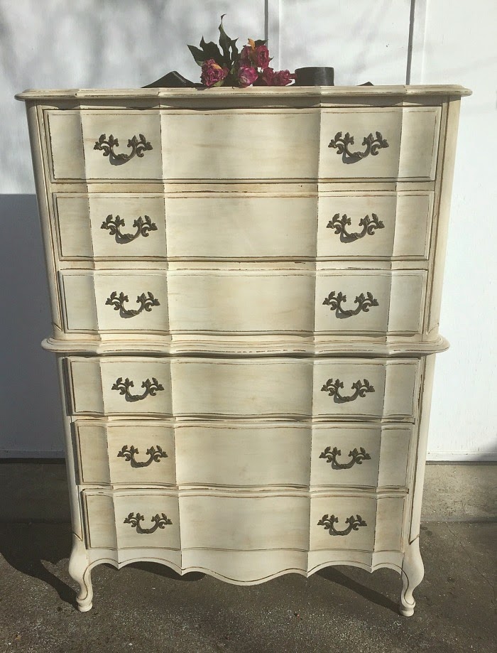 D D S Cottage And Design French Provincial Highboy Dresser
