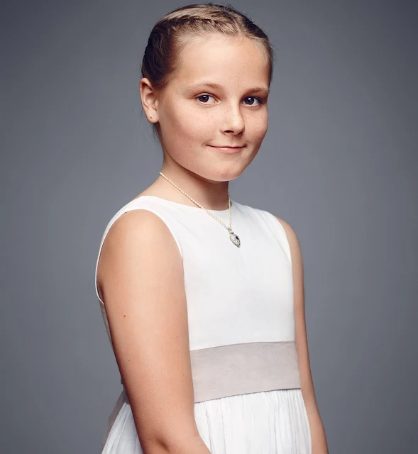 Prince Haakon Princess Mette Marit and Princess Ingrid Alexandra of Norway is 12 years old