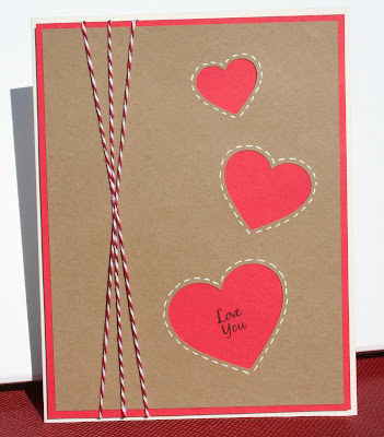 Scraps &amp; Scarves: Valentine's Day Card