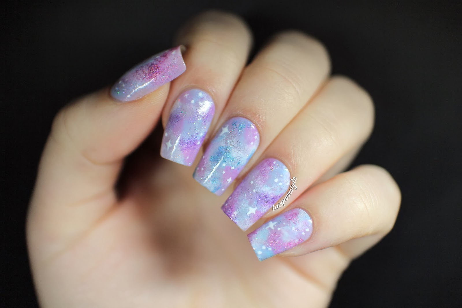 9. Matte Nails with Holographic Sparkle - wide 3