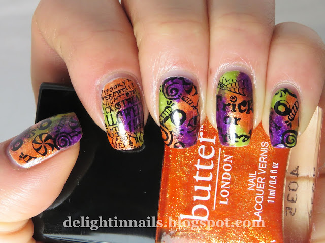 Delight In Nails 40 Great Nail Art Ideas Orange Purple Green