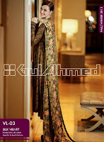 Embroidered Khaddar, Chiffon and Velvet Silk Collection-24