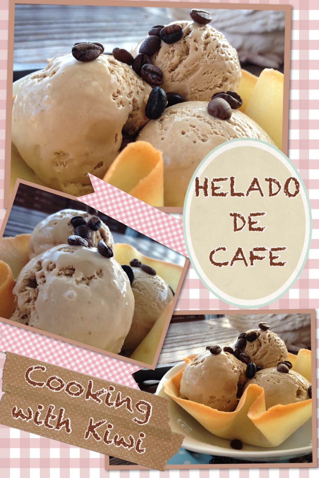 Helado De Cafe Y Receta De Tulipas
