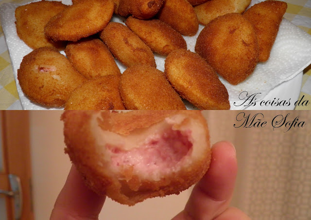 Rissois de queijo e fiambre / Ham and cheese rissoles