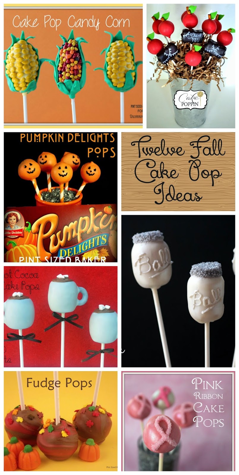 Twelve Fall Cake Pops ideas to get you ready for the season!