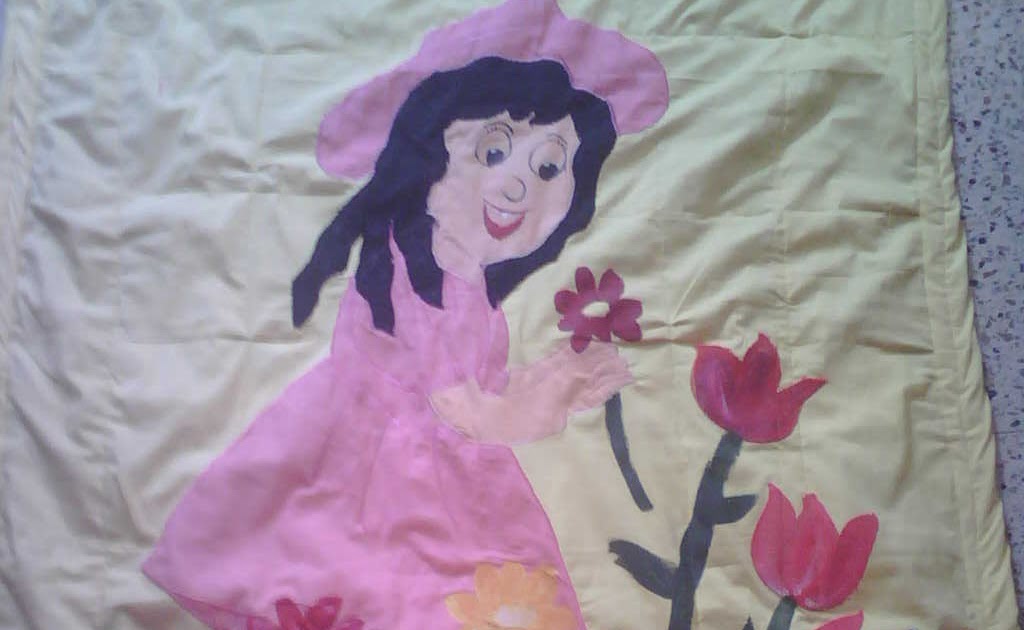 Quilt With Applique work and Painting carol wyskowski quilt ideas