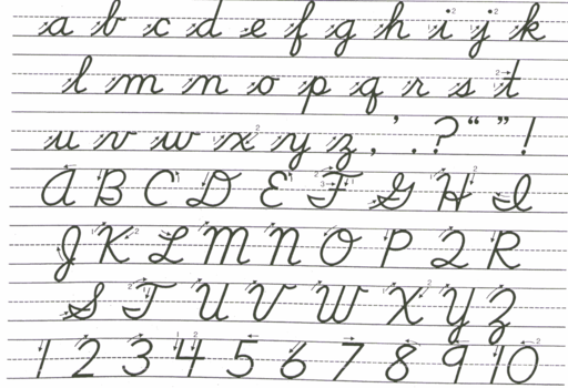 School Handwriting