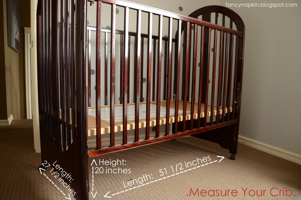 Fancy Napkin .diy pompom crib skirt tutorial.