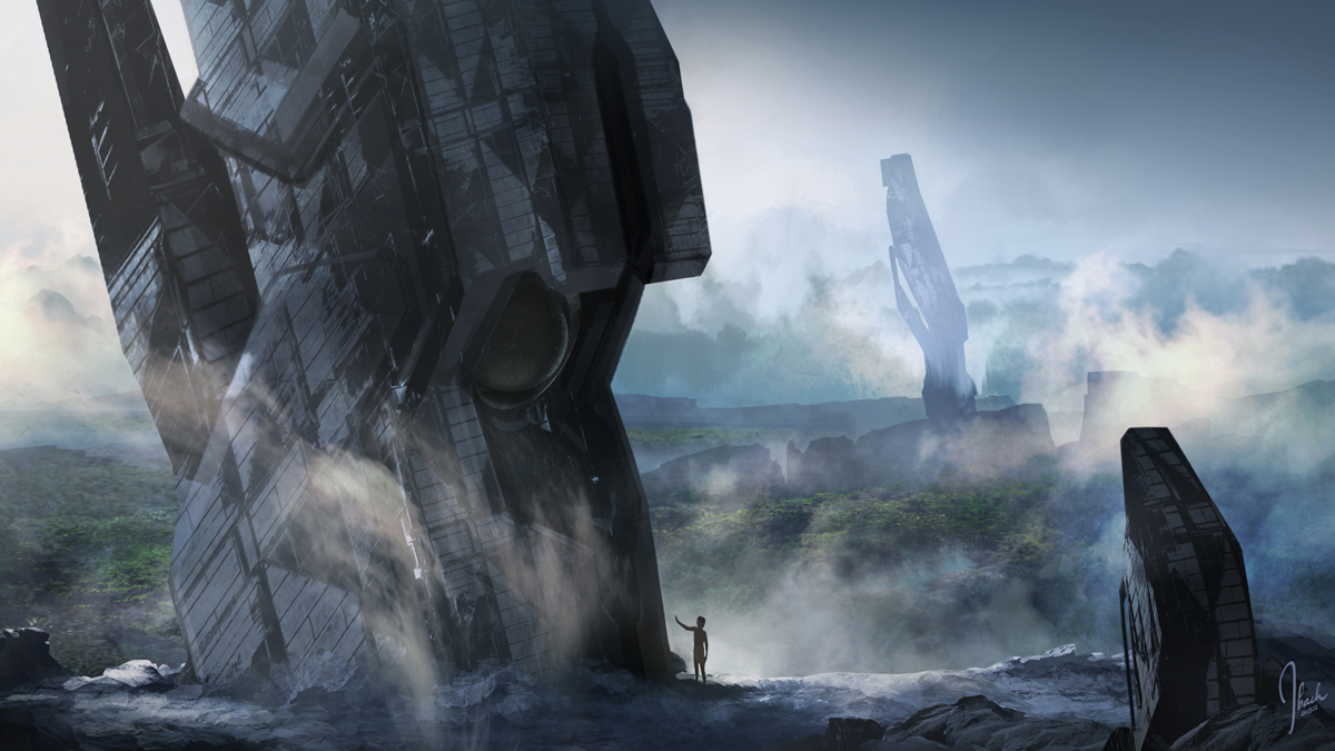 Mysterious Concept Art Ancient Discovery Halo Universe Forums Halo Official Site