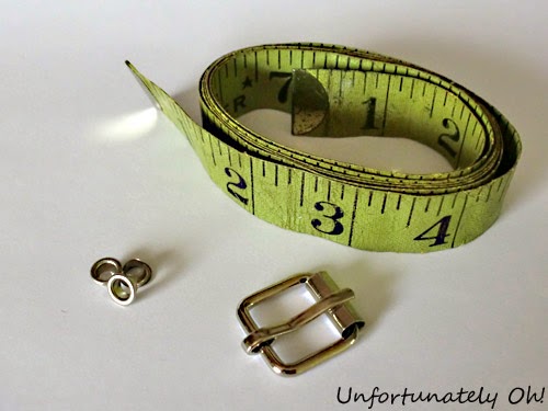 Unfortunately Oh!: Vintage Measuring Tape Belt