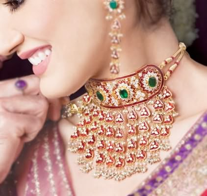 indian models jewellery