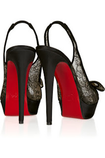 Peony Design ? christian louboutin exclu 140 lace satin slingbacks ...
