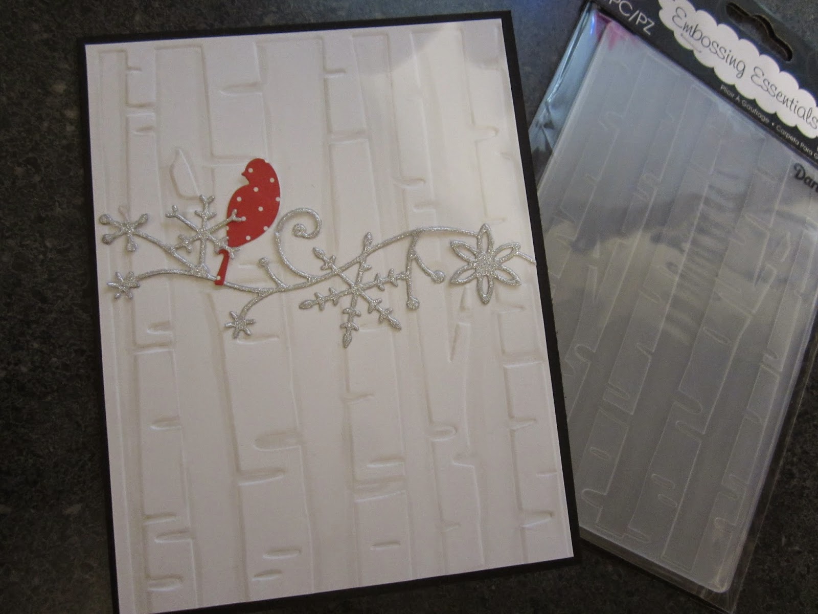 Ruby Slippers Four Birch Tree Embossing Folders to Give Away