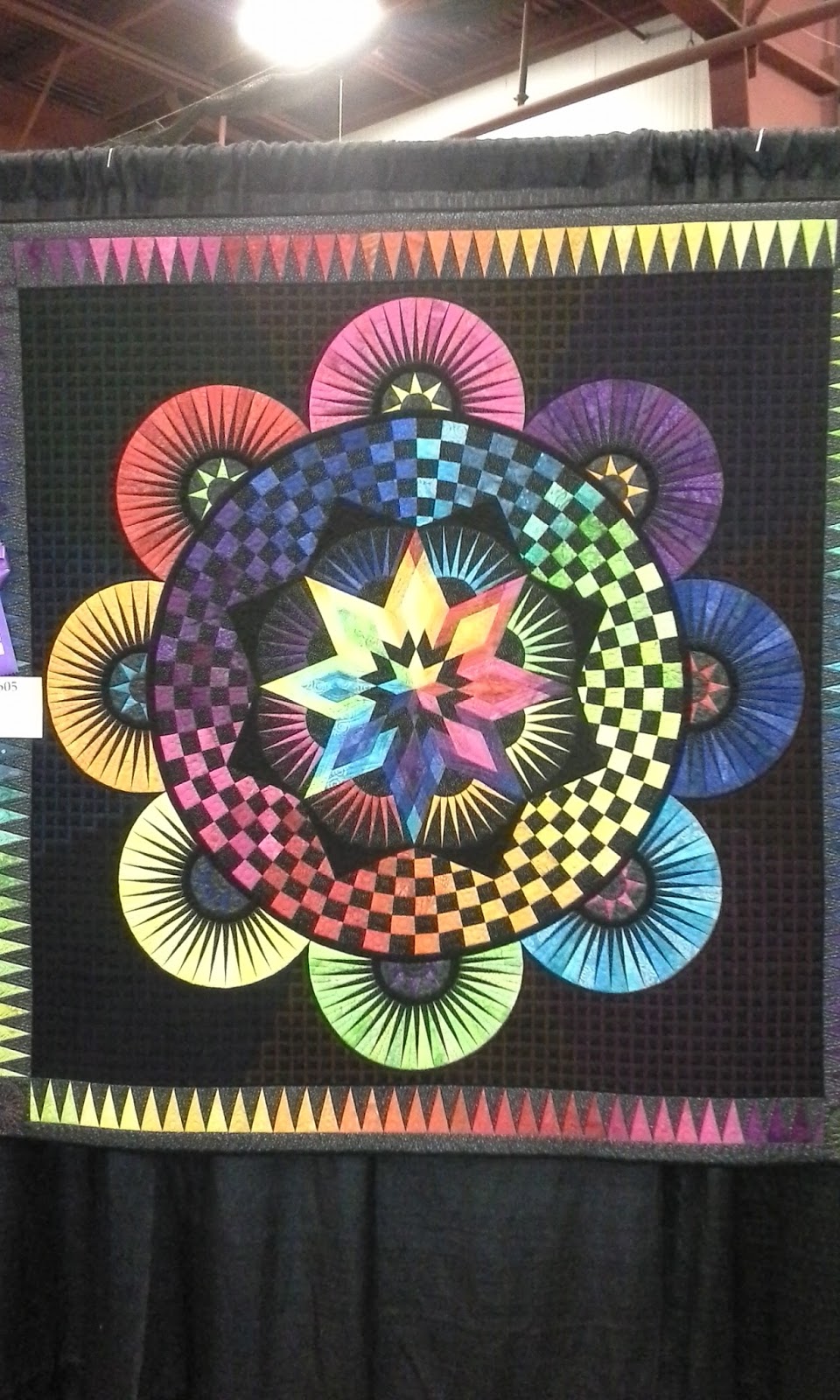This Quilting Mama Rainbow Quilts of the Vermont Quilt Festival 2015