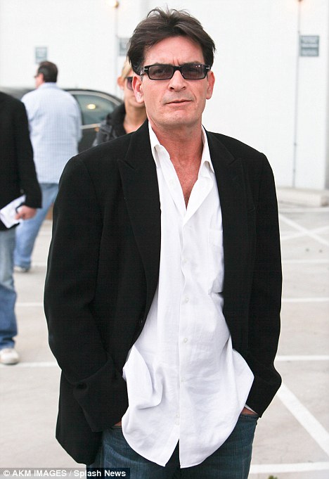 Napalm threat: Sheen took to denise richards and charlie sheen. Napalm threat: Sheen took to