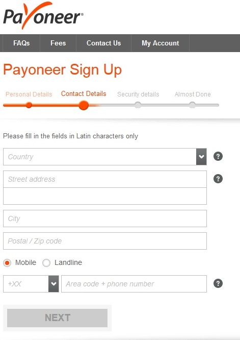 payoneer-signup-form-sample