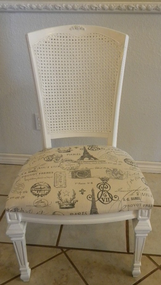 Ms Bingles Vintage Christmas Redoing Dining Room Chairs in Funky