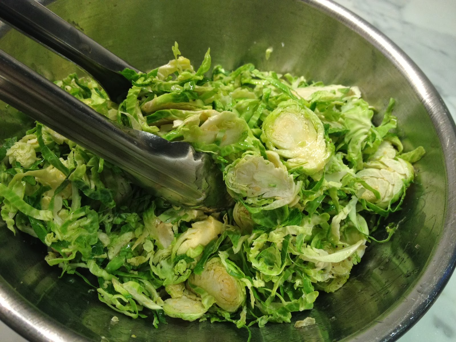 The Full Plate Blog shaved Brussels sprout salad + lemony Brussels
