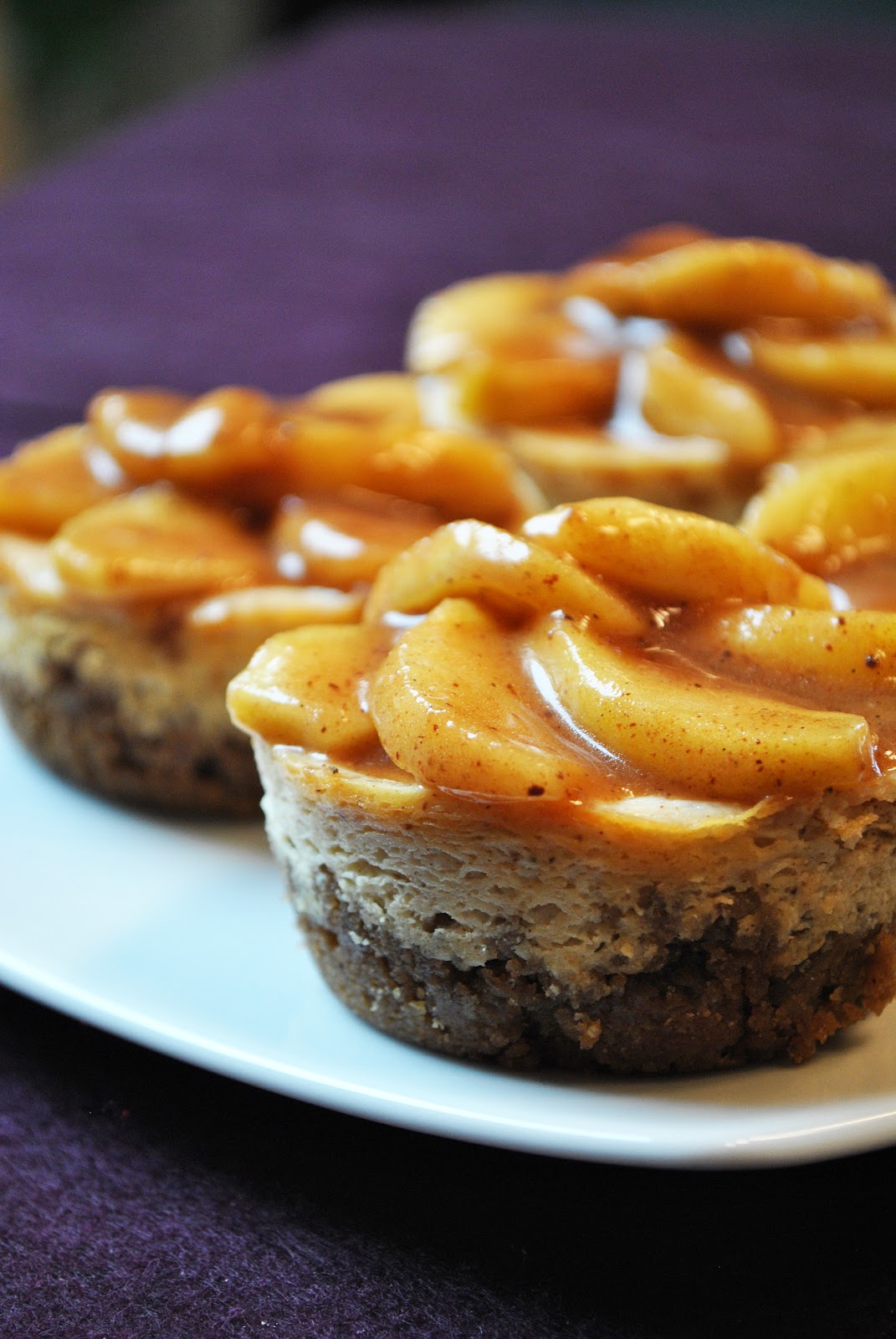 Küchenzaubereien Mini Apple Cinnamon Cheesecakes